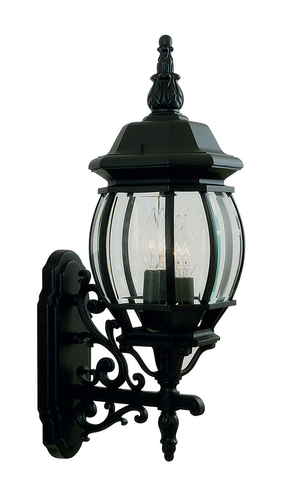 Livex Frontenac 3 Light Black Outdoor Wall Lantern - C185-7524-04