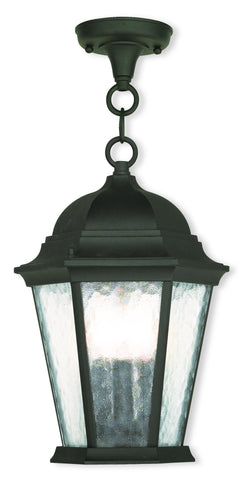 Livex Hamilton 3 Light Textured Black Chain Lantern - C185-75469-14