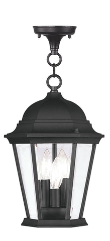 Livex Hamilton 3 Light Black Chain Lantern - C185-7564-04