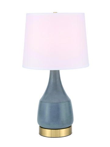 ZC121-TL3052GR - Regency Decor: Reverie 1 light Gray Table Lamp