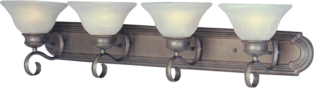 Pacific 4-Light Bath Vanity Pewter - C157-8024MRPE