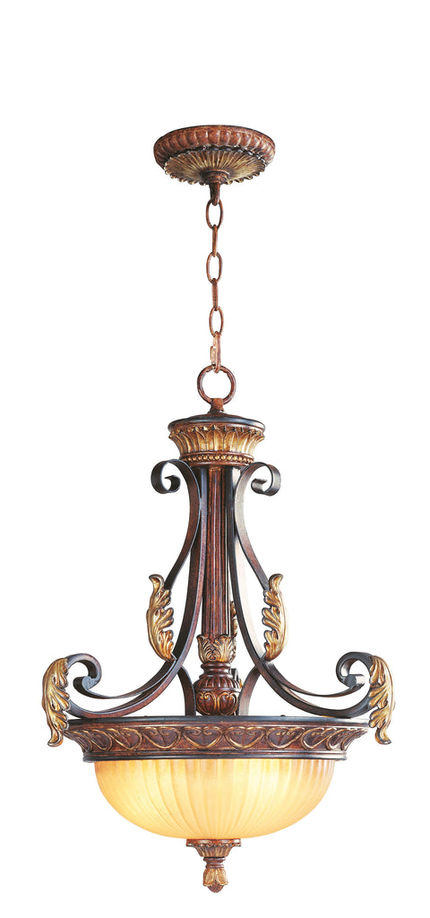 Livex Villa Verona 3 Light VBZ Inverted Pendant - C185-8567-63