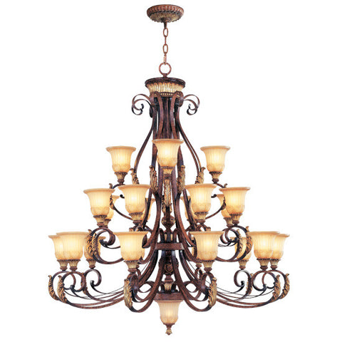 Livex Villa Verona 22 Light VBZ Chandelier - C185-8569-63