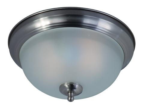 2-Light Flush Mount Satin Nickel - C157-85849FTSN