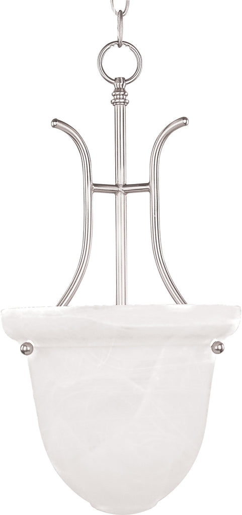 Malaga 1-Light Entry Foyer Pendant Satin Nickel - C157-90180MRSN