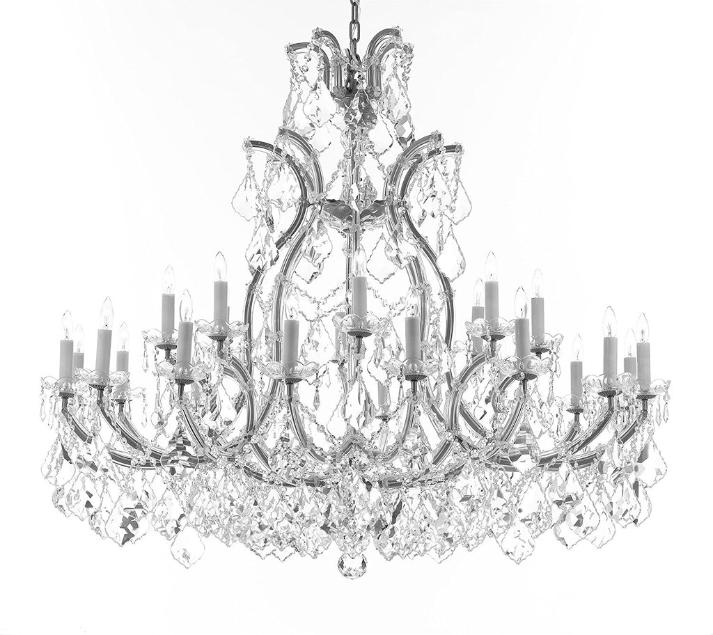 Crystal Chandelier Lighting Chandeliers H41"XW46" Great for the Foyer, Entry Way, Living Room, Family Room and More - A83-B62/CS/52/2MT/24+1