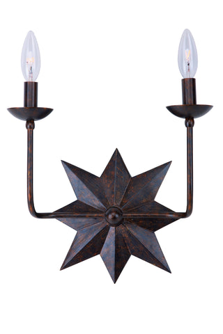 2 Light English Bronze Chic Sconce - C193-9232-EB