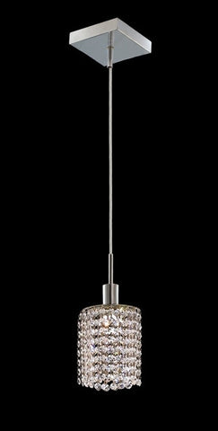 ZC121-1281D-S-R-CL/EC By Regency Lighting Mini Collection 1 Lights Pendant Chrome Finish