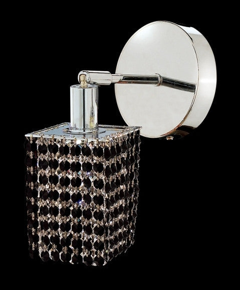 C121-1281W-R-S-JT/RC By Elegant Lighting Mini Collection 1 Lights Wall Sconce Chrome Finish