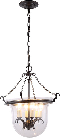 C121-1426F18BZ By Elegant Lighting - Seneca Collection Bronze Finish 6 Lights Flush Mount