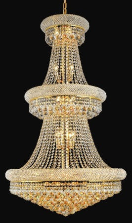 ZC121-V1800G30G By Regency Lighting-Primo Collection Gold Finish 32 Lights Chandelier