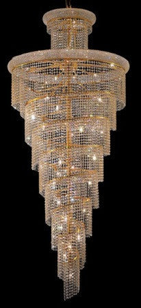 ZC121-V1800SR36G By Regency Lighting-Primo Collection Gold Finish 32 Lights Chandelier