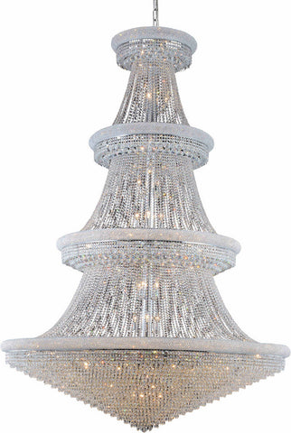 C121-1802G72C/RC By Elegant Lighting Primo Collection 66 Light Foyer/Hallway Chrome Finish