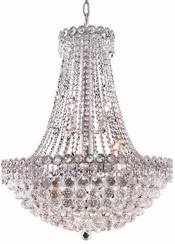 ZC121-1901D24C/EC By Regency Lighting - Century Collection Chrome Finish 12 Lights Dining Room