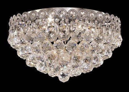 C121-1901F16C By Regency Lighting-Century Collection Chrome Finish 4 Lights Flush