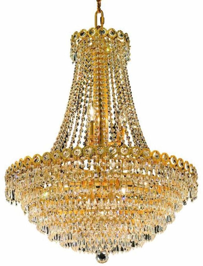 ZC121-1902D24G/EC By Regency Lighting - Century Collection Gold Finish 12 Lights Dining Room