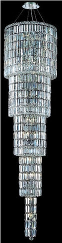 ZC121-2030G80C/EC By Regency Lighting Maxim Collection 22 Light Chandeliers Chrome Finish