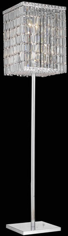 C121-2032FL65C/EC By Elegant Lighting - Maxim Collection Chrome Finish 4 Lights Floor Lamp