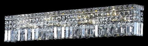 ZC121-V2032W30C/RC By Elegant Lighting Maxim Collection 6 Light Wall Sconces Chrome Finish