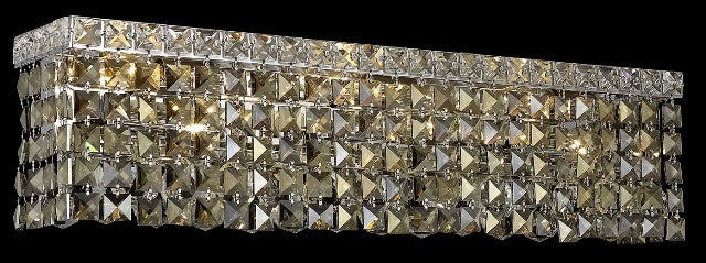 ZC121-V2033W26C-GT/RC By Elegant Lighting Maxim Collection 6 Light Wall Sconces Chrome Finish