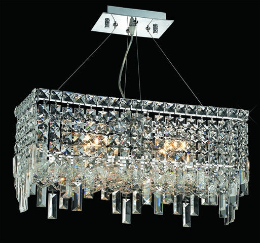 ZC121-V2035D20C By REGENCY - Maxim Collection Polished Chrome Finish Chandelier