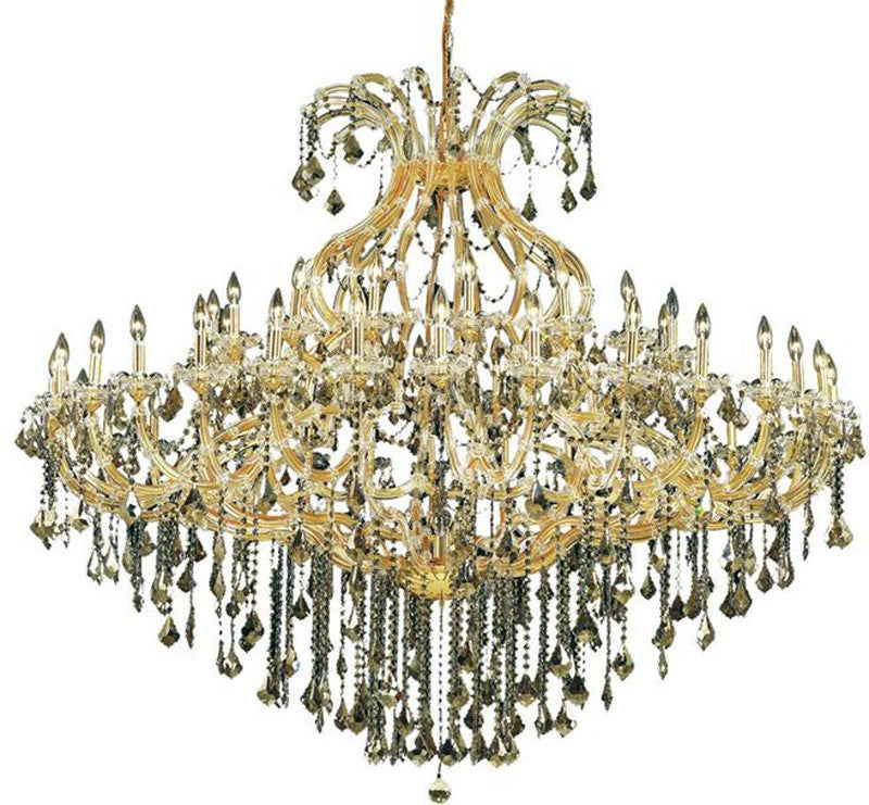 ZC121-2800G72G/EC By Regency Lighting - Maria Theresa Collection Gold Finish 49 Lights Foyer/Hallway