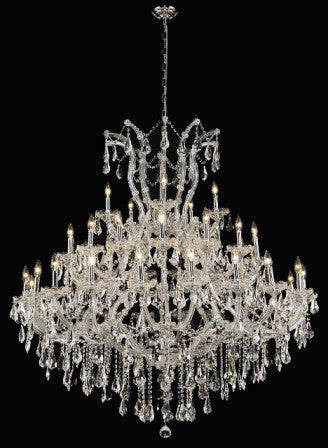 C121-2801G52C By Regency Lighting-Maria Theresa Collection Chrome Finish 41 Lights Chandelier