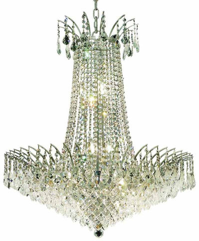 ZC121-8033D29C/EC By Regency Lighting - Victoria Collection Chrome Finish 16 Lights Dining Room