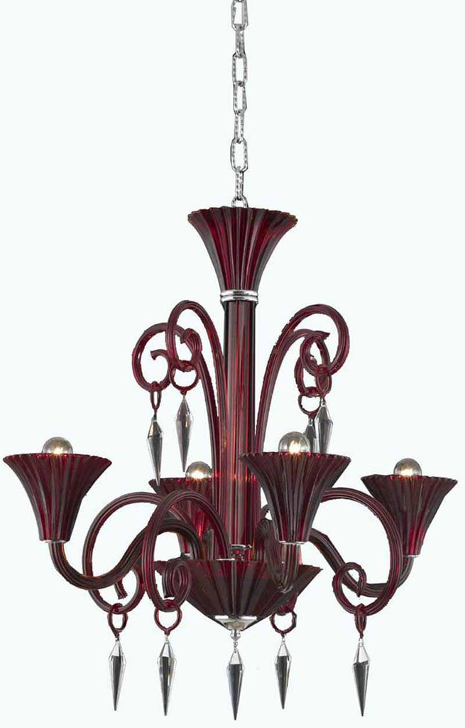 C121-8804D28RD/EC By Elegant Lighting - Symphony Collection 4 Lights Dining Room