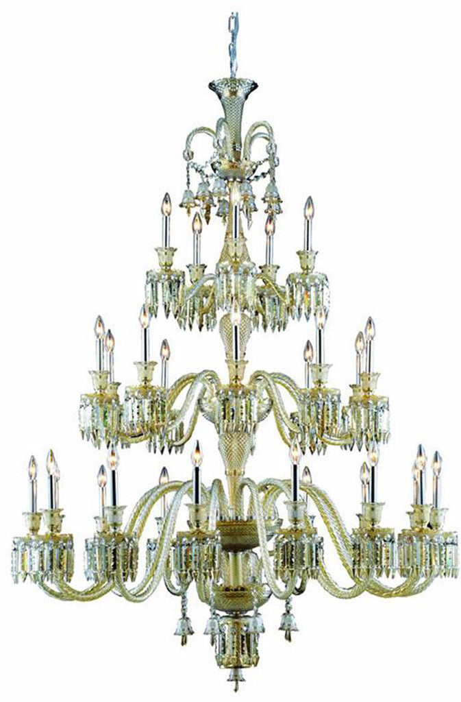 C121-8930G54GT-GT/EC By Elegant Lighting - Majestic Collection 42 Lights Foyer/Hallway