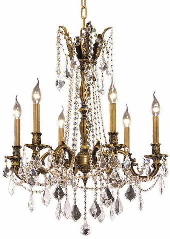 ZC121-9206D23AB/EC By Regency Lighting - Rosalia Collection Antique Bronze Finish 6 Lights Dining Room