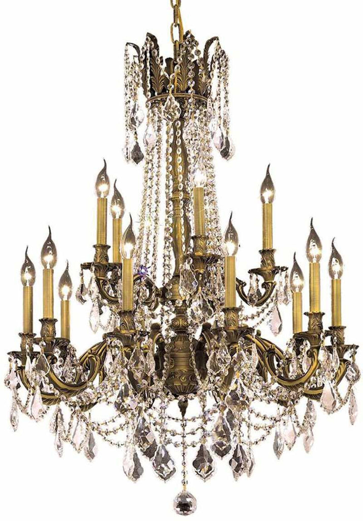 ZC121-9215D28AB/EC By Regency Lighting - Rosalia Collection Antique Bronze Finish 15 Lights Dining Room