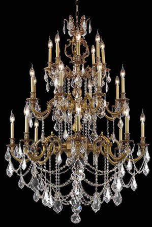 C121-9524G38FG-GT By Regency Lighting-Marseille Collection French Gold Finish 24 Lights Chandelier