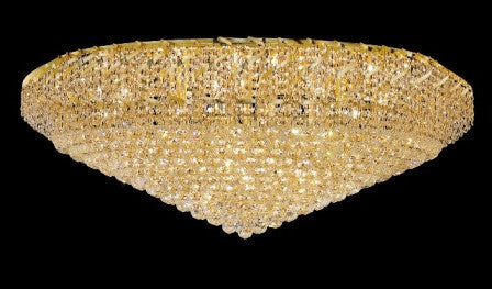 ZC121-VECA1F48G By Regency Lighting-Corona Collection Gold Finish 36 Lights Flush