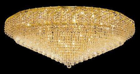 C121-ECA4F48G By Regency Lighting-Belenus Collection Gold Finish 36 Lights Flush