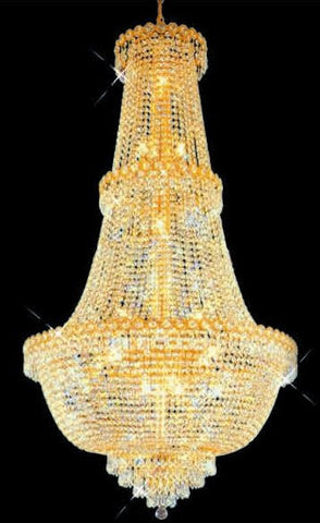 ZC121-V1900G30G By REGENCY - Century Collection 24k Gold Plated Finish Chandelier