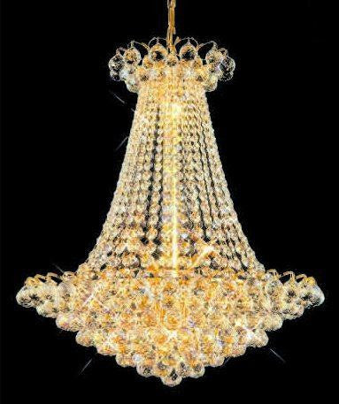 C121-GOLD/2001/2736 Godiva CollectionEmpire Style CHANDELIER Chandeliers, Crystal Chandelier, Crystal Chandeliers, Lighting