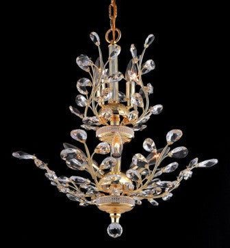 C121-GOLD/2011/2122 Orchid Collection By Elegant Modern / Contemporary CHANDELIER Chandeliers, Crystal Chandelier, Crystal Chandeliers, Lighting