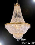 Chandelier W/ Swarovski CrystalH50" X W30" - A500-870/14Largesw