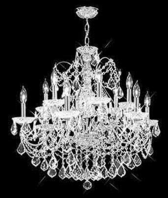 ZC121-V2015D28C By REGENCY - St. Francis Collection Polished Chrome Finish Chandelier