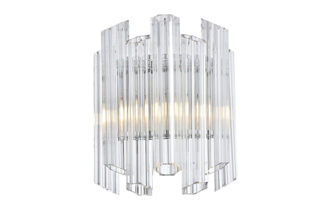 ZC121-1707W12C - Regency Lighting: Riviera 1 Light Chrome Wall Sconce