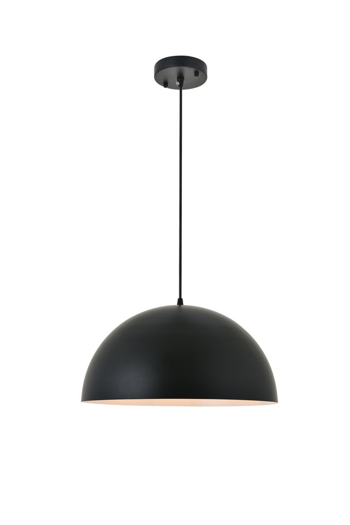 ZC121-LD4025D16BK - Living District: Forte 1 light black Pendant