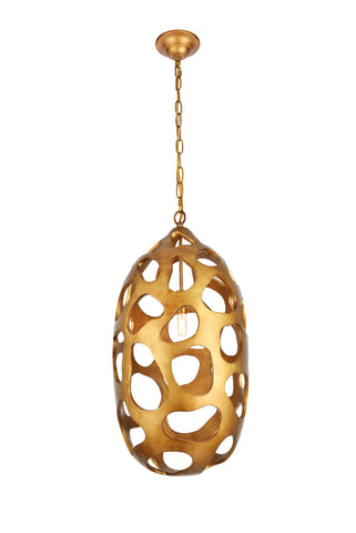 ZC121-1545D14GG - Urban Classic: Bombay 1 light in Gilded Gold  chandelier