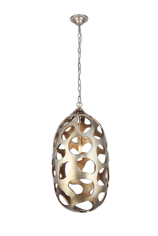 ZC121-1545D14GS - Urban Classic: Bombay 1 light in Gilded Silver  chandelier