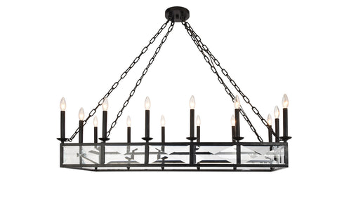 ZC121-1538G46VB - Urban Classic: Exeter 14 light Vintage Bronze Chandelier Clear Royal Cut Crystal