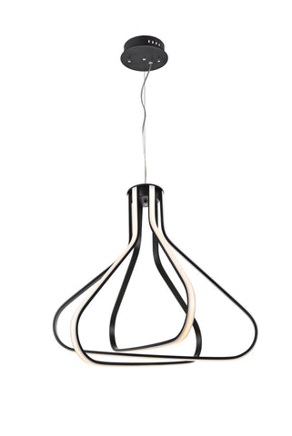 ZC121-5105D26BK - Regency Lighting: Dahlia 3 light in Black Pendant