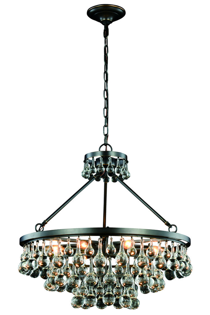 ZC121-1509D26BZ - Urban Classic: Bettina 8 light Bronze Pendant Clear Royal Cut Crystal